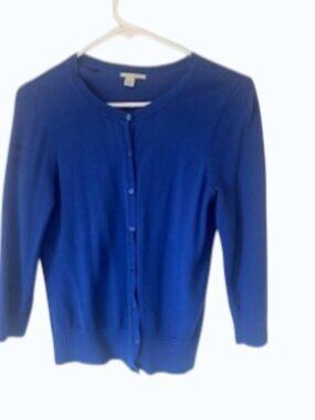 Halogen Royal Blue Button-Up Cardigan